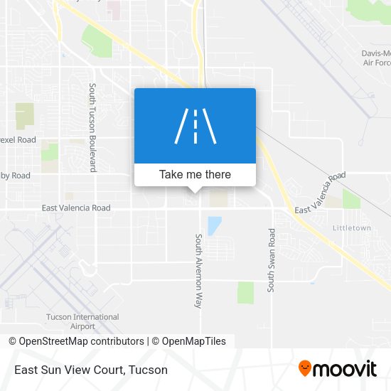 East Sun View Court map