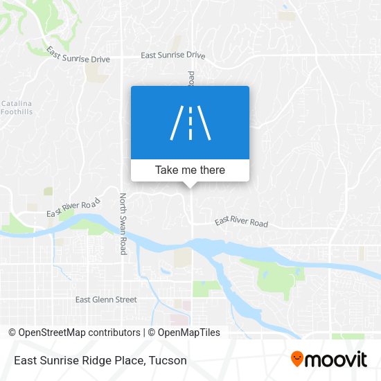 Mapa de East Sunrise Ridge Place