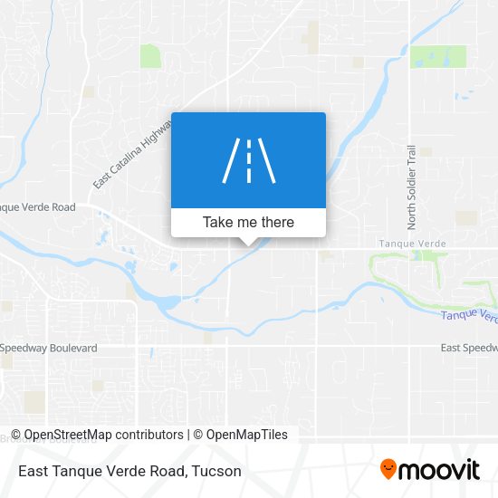 Mapa de East Tanque Verde Road