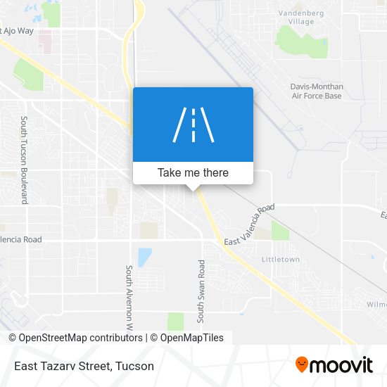 Mapa de East Tazarv Street
