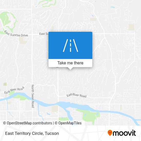 East Territory Circle map
