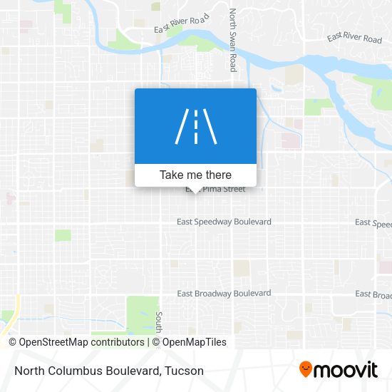 North Columbus Boulevard map