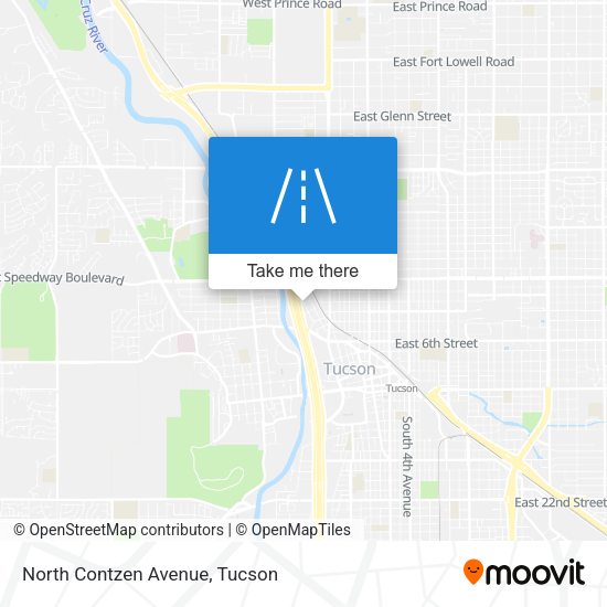 Mapa de North Contzen Avenue