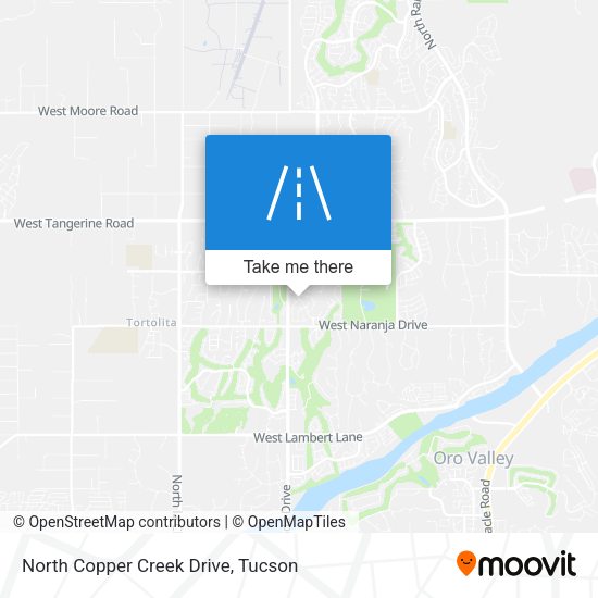 North Copper Creek Drive map