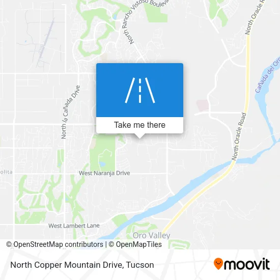 North Copper Mountain Drive map