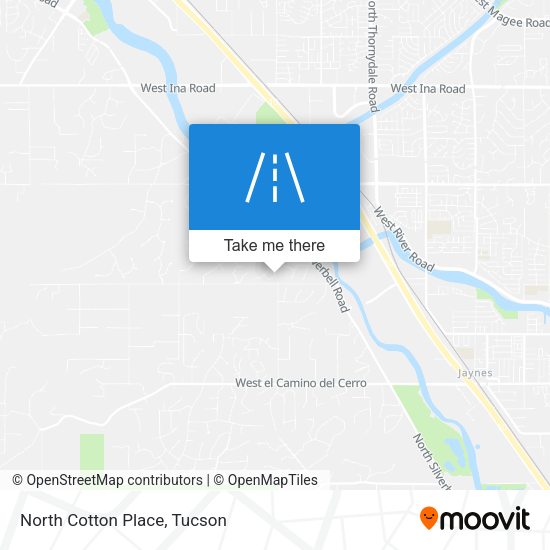 North Cotton Place map