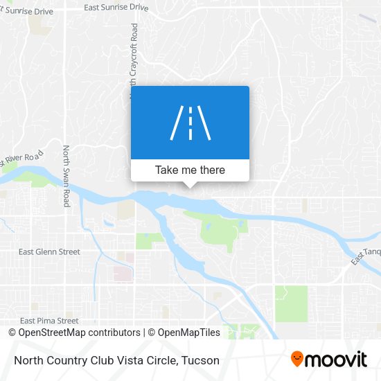 North Country Club Vista Circle map