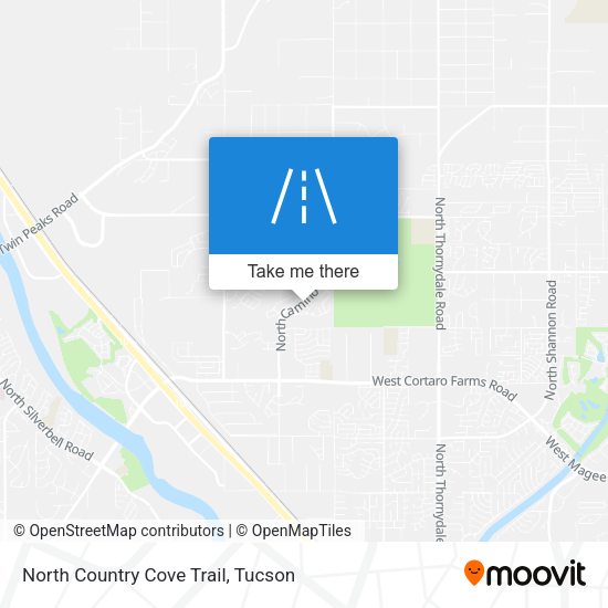 North Country Cove Trail map