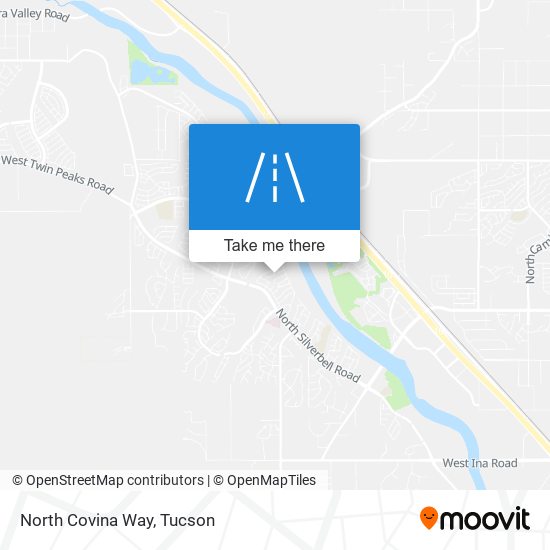 North Covina Way map