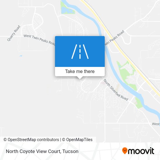North Coyote View Court map