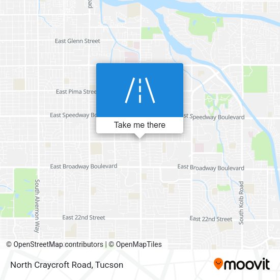 Mapa de North Craycroft Road