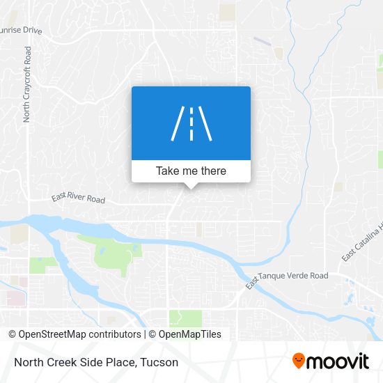 North Creek Side Place map