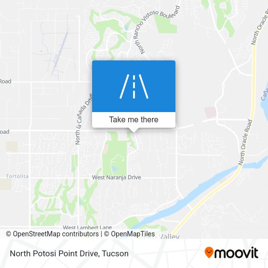 North Potosi Point Drive map