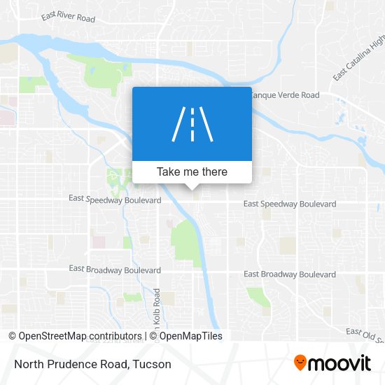 North Prudence Road map