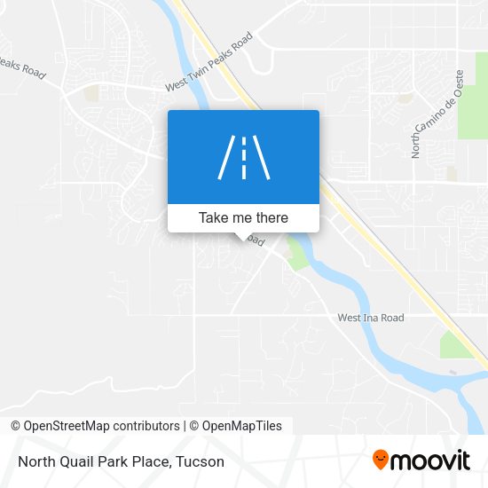 North Quail Park Place map