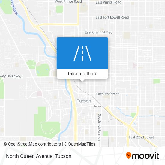 North Queen Avenue map