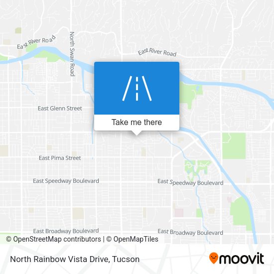 North Rainbow Vista Drive map