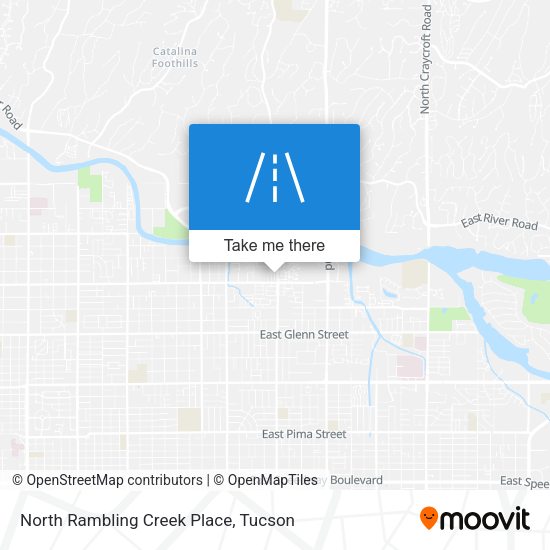 North Rambling Creek Place map