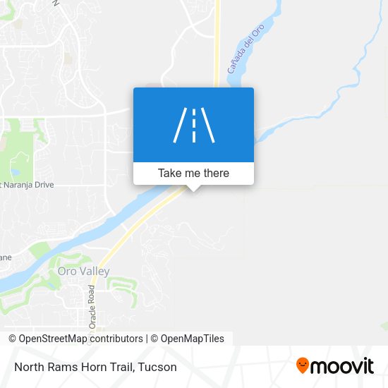 North Rams Horn Trail map