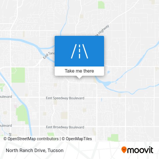 North Ranch Drive map