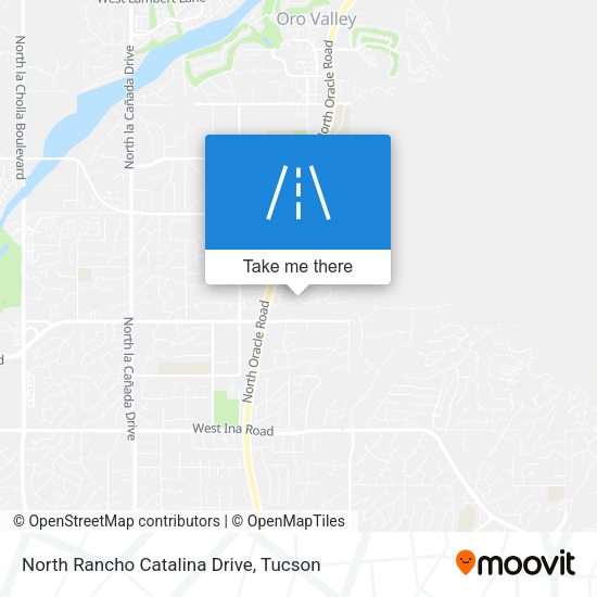 North Rancho Catalina Drive map