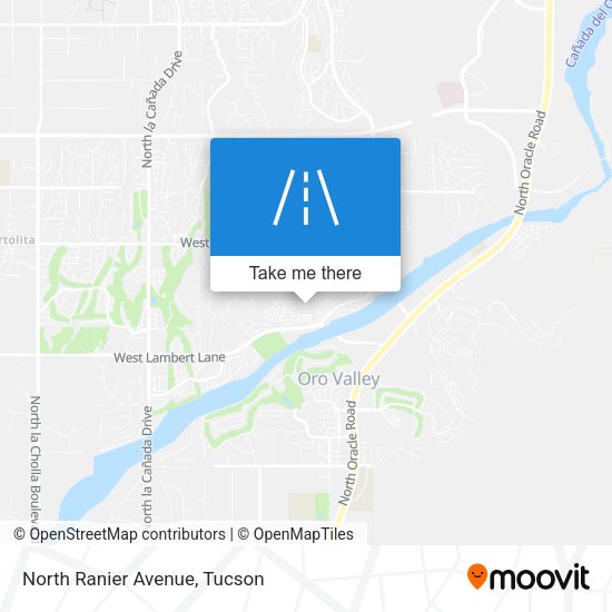 North Ranier Avenue map