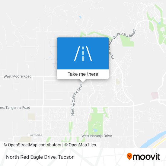 Mapa de North Red Eagle Drive