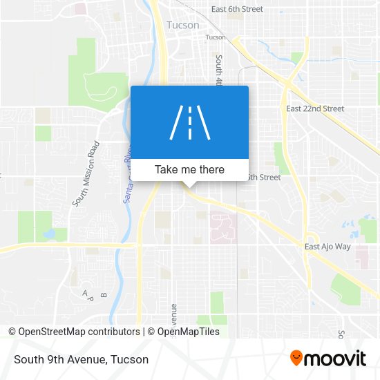Mapa de South 9th Avenue