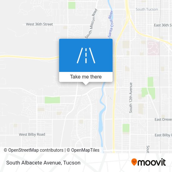 South Albacete Avenue map