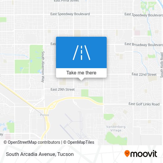 South Arcadia Avenue map