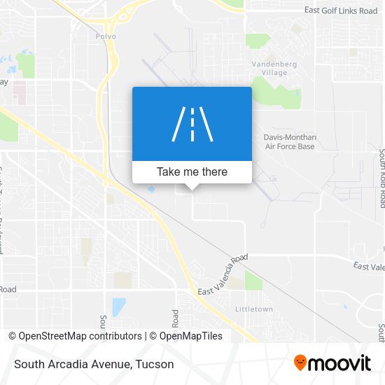 South Arcadia Avenue map
