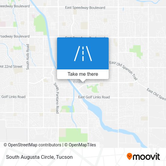 South Augusta Circle map