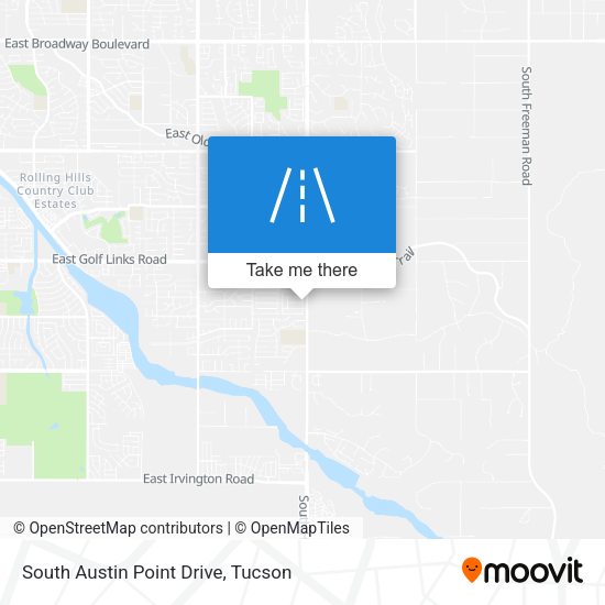 Mapa de South Austin Point Drive