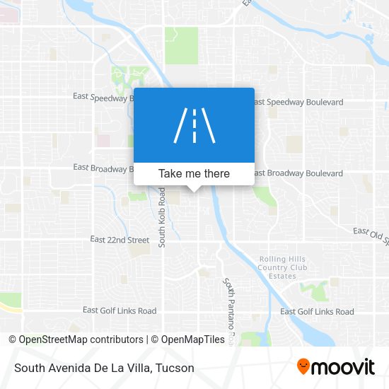 South Avenida De La Villa map