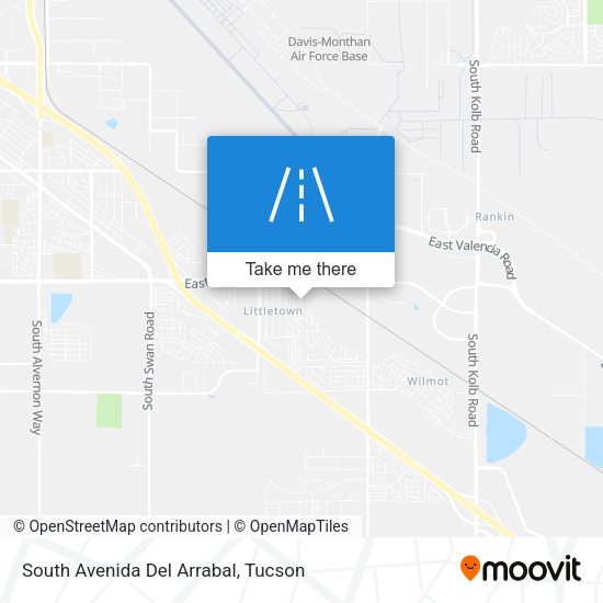 South Avenida Del Arrabal map