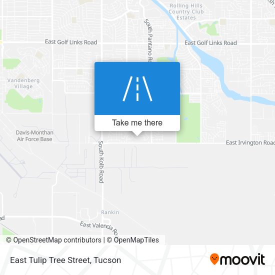 East Tulip Tree Street map