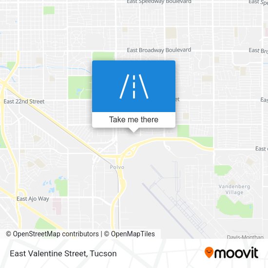 Mapa de East Valentine Street