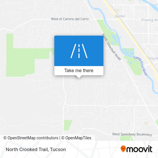 North Crooked Trail map