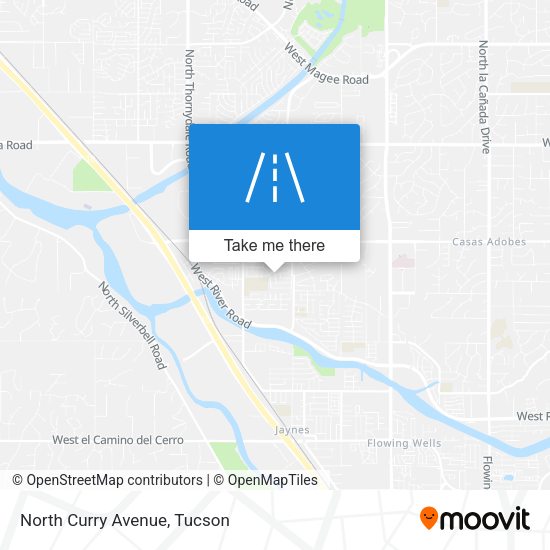 Mapa de North Curry Avenue
