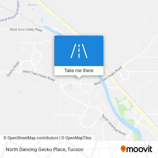 North Dancing Gecko Place map