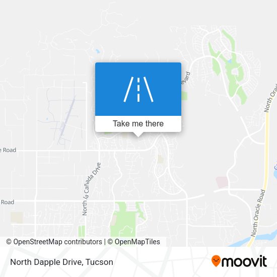 North Dapple Drive map