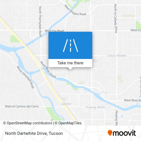 North Dartwhite Drive map