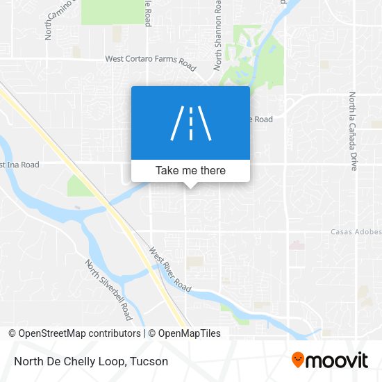 North De Chelly Loop map