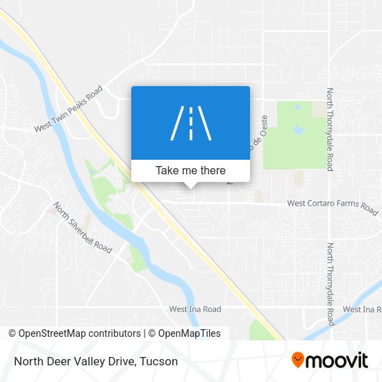 North Deer Valley Drive map