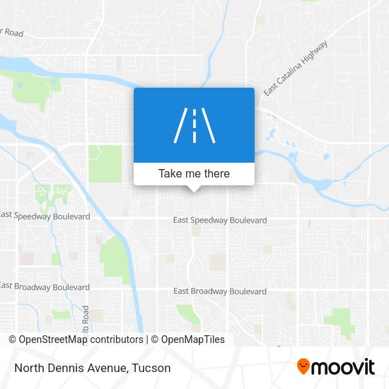 North Dennis Avenue map