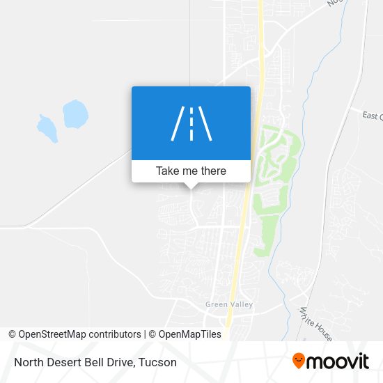 North Desert Bell Drive map