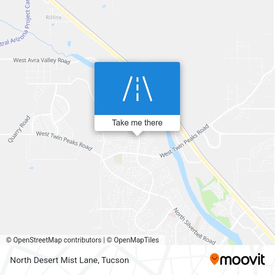 Mapa de North Desert Mist Lane
