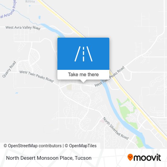 North Desert Monsoon Place map