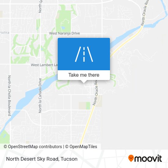 North Desert Sky Road map
