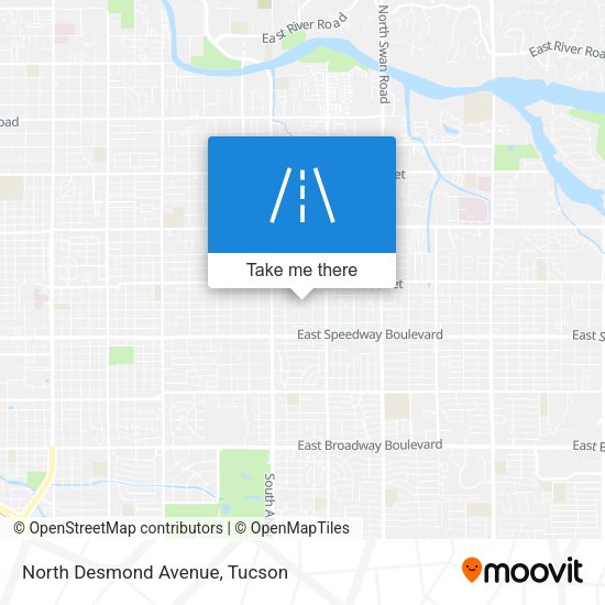 North Desmond Avenue map